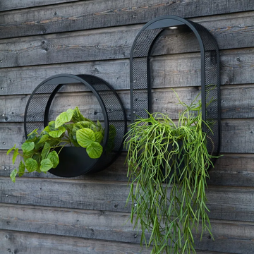 Solarbetriebene Wandleuchte